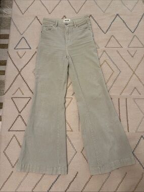 ROLLA'S Seafoam Sage Corduroy Flare Pants